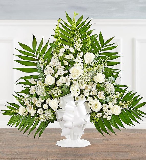 Tranquility Floor Basket&trade; - All White