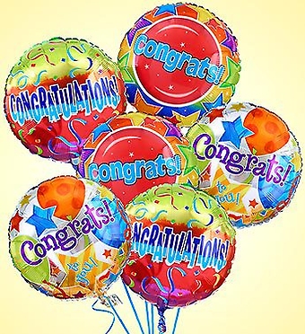 Congratulations Mylar Balloons