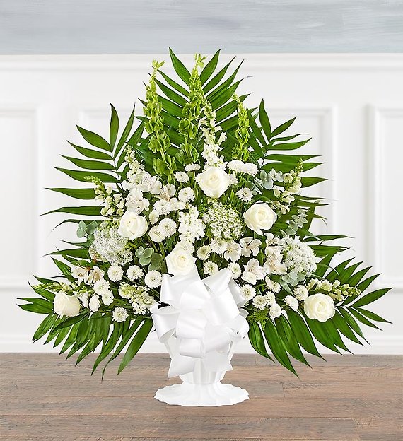 Tranquility Floor Basket&trade; - All White
