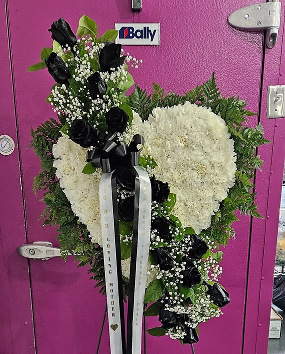 Black And White Broken Heart