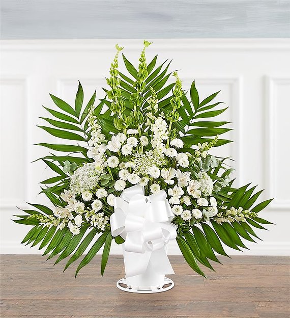 Tranquility Floor Basket&trade; - All White